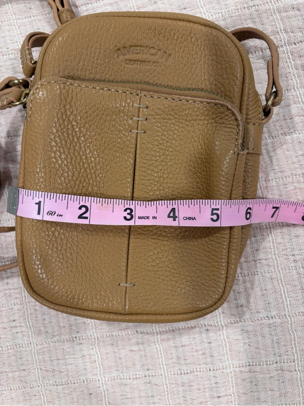 American Leather Co. compact tan